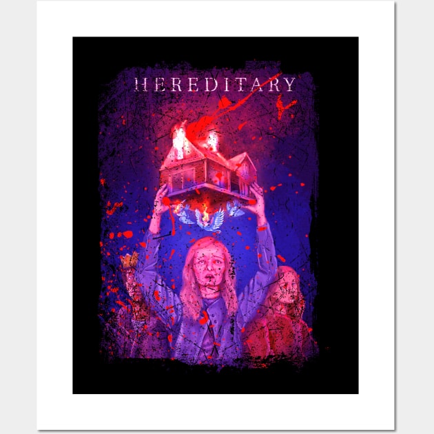 In the Grip of Evil Hereditary Movie Tribute Wall Art by alex77alves